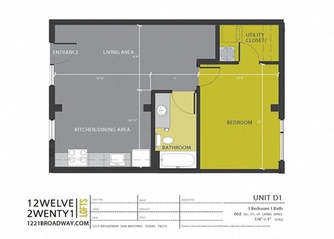 a floor plan of a studio apartment